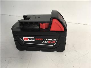 Milwaukee 48-11-1850 M18 REDLITHIUM XC 5.0Ah Lithium-Ion Battery